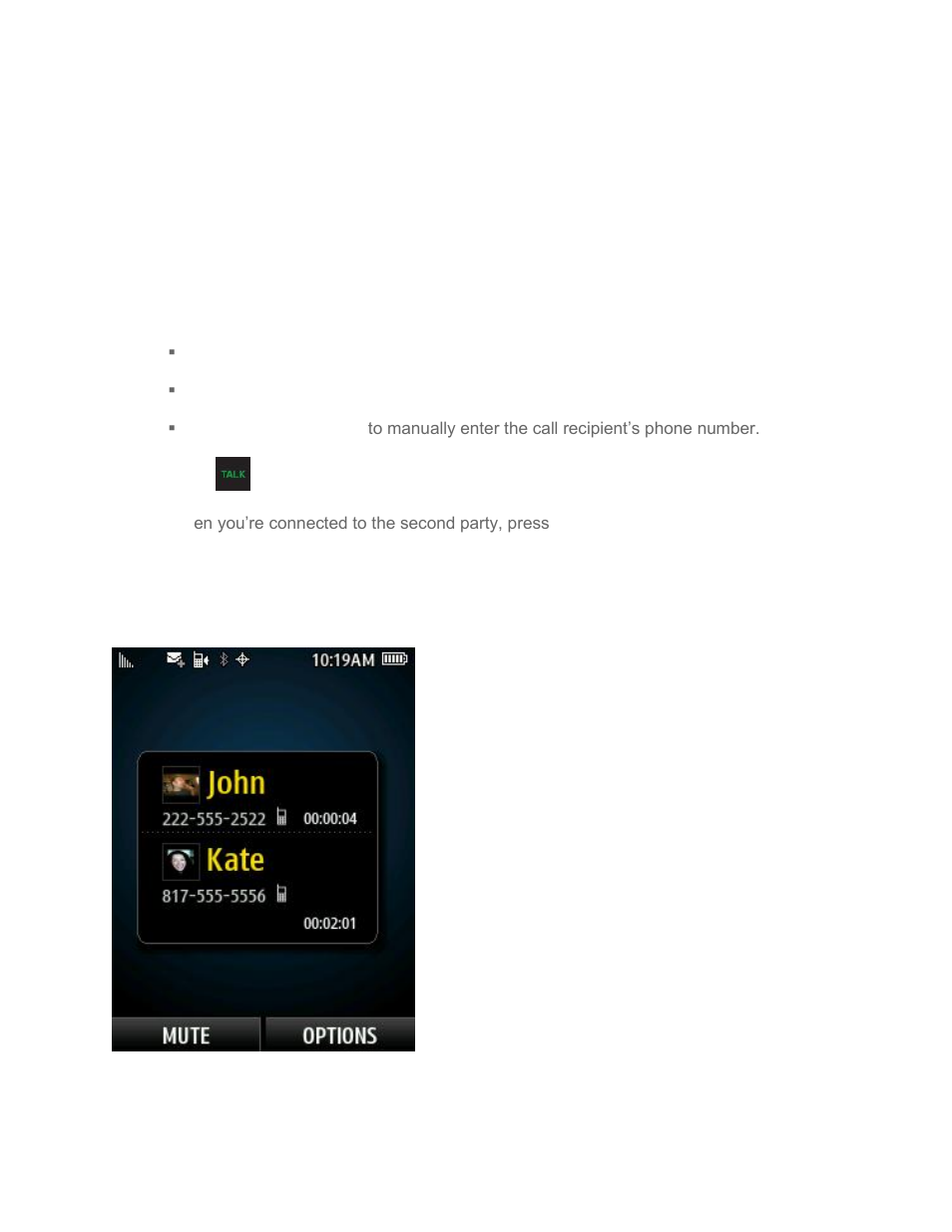 Three-way calling | Samsung SPH-M370BAASPR User Manual | Page 33 / 121