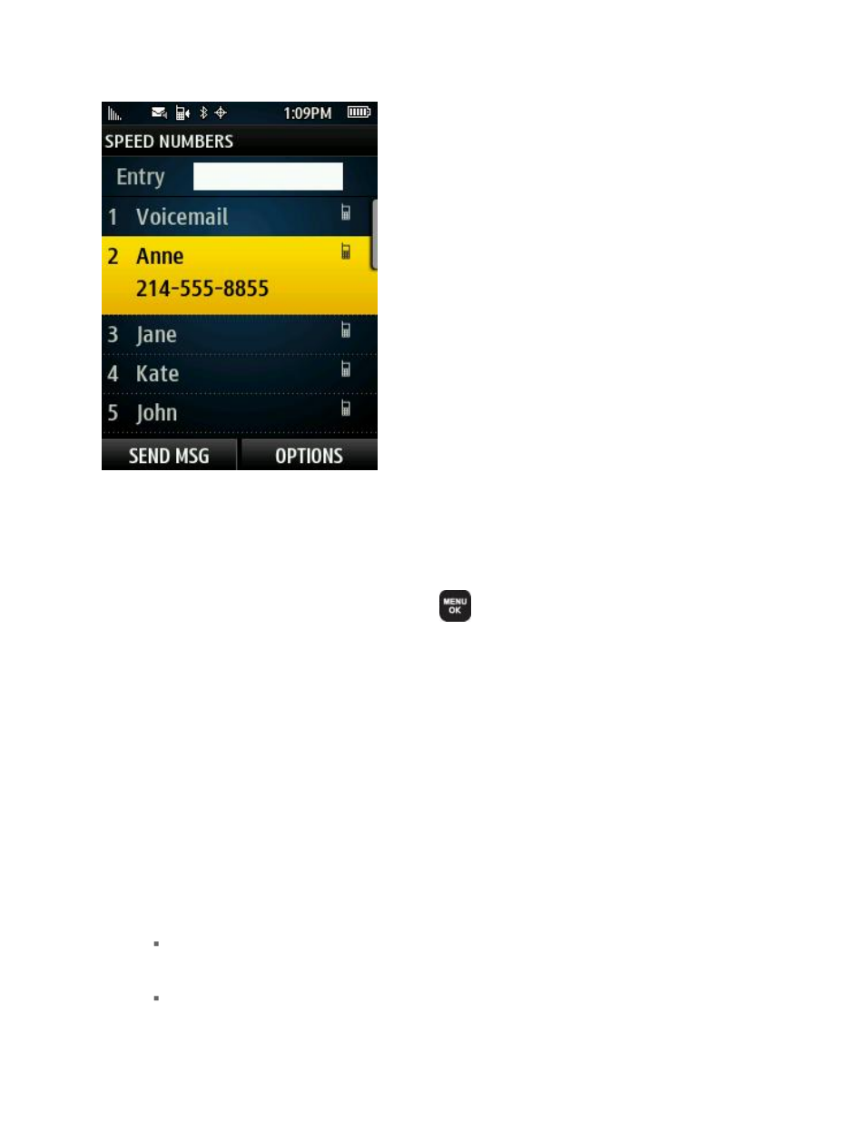 Assigning a picture to an entry | Samsung SPH-M370BAASPR User Manual | Page 63 / 121