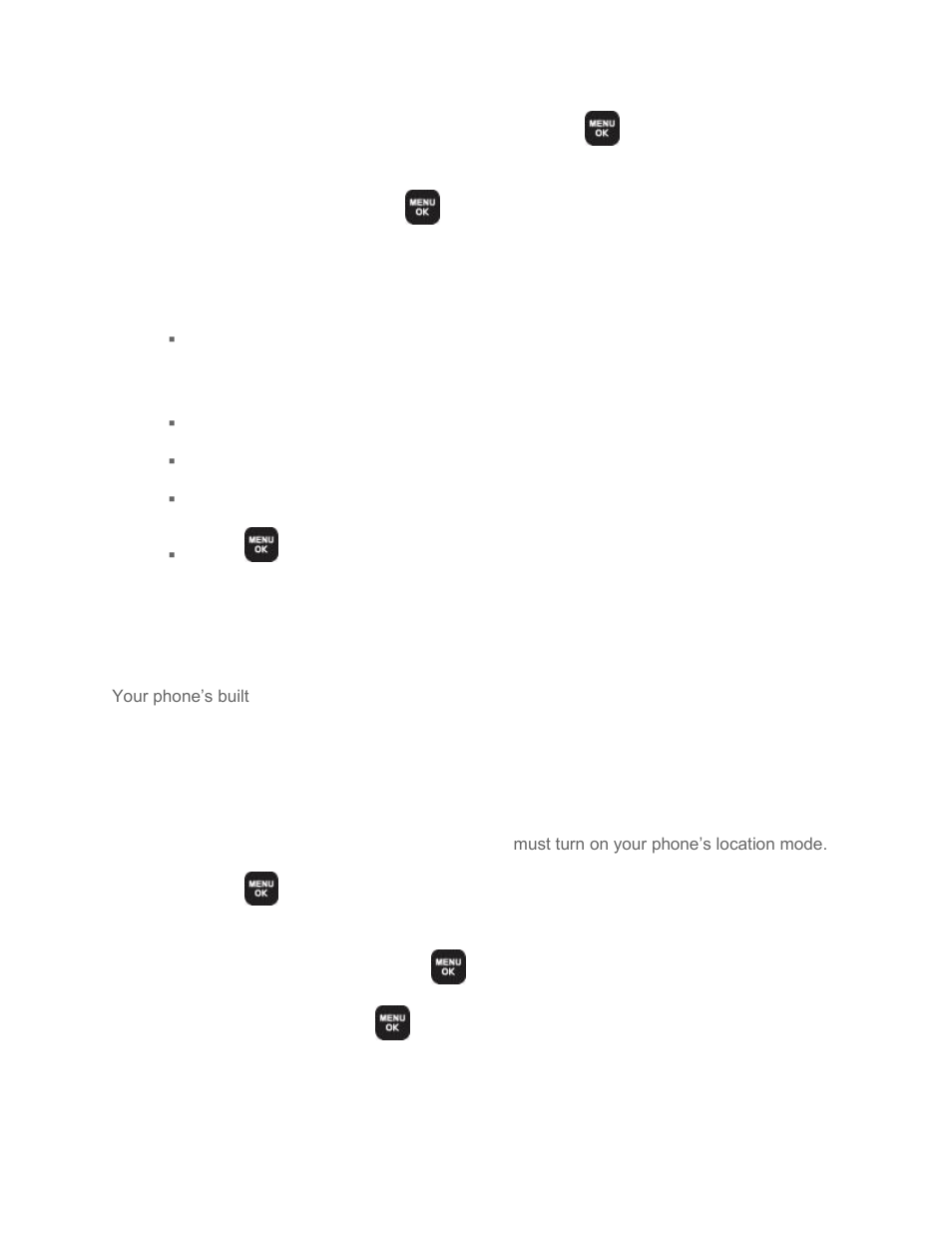 Gps services, Activating location mode | Samsung SPH-M370BAASPR User Manual | Page 77 / 121