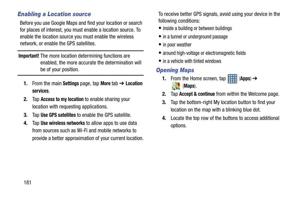 Samsung SGH-T999ZAATMB User Manual | Page 188 / 351