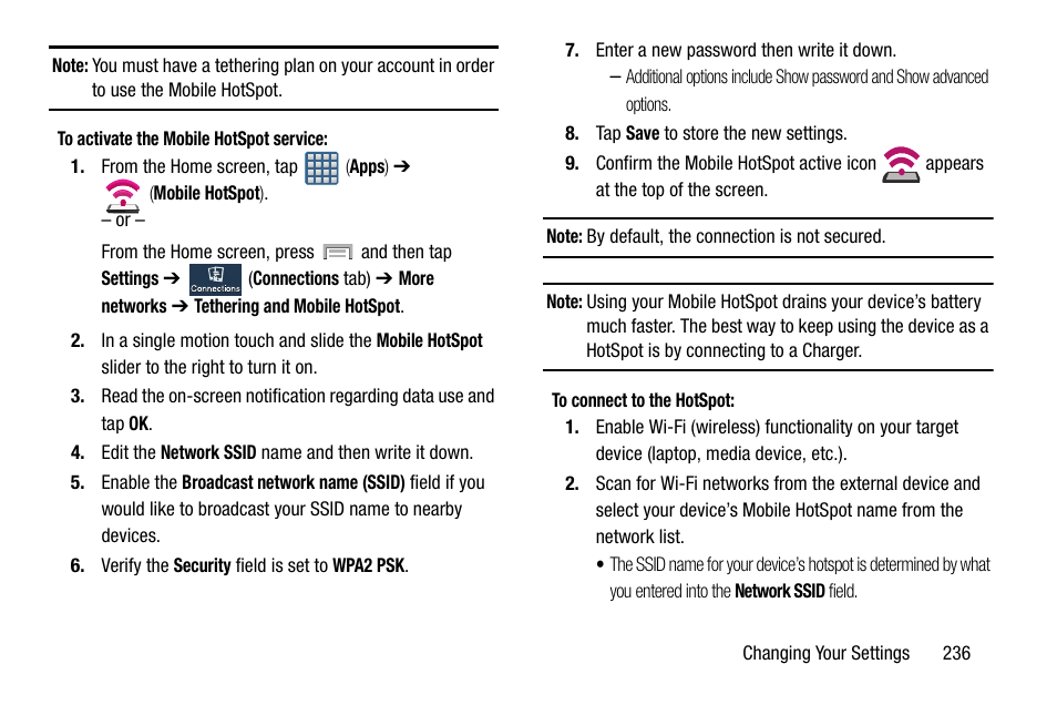 Samsung SGH-T999ZAATMB User Manual | Page 243 / 351