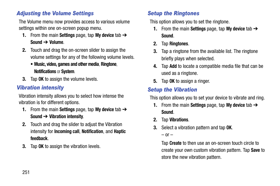 Samsung SGH-T999ZAATMB User Manual | Page 258 / 351