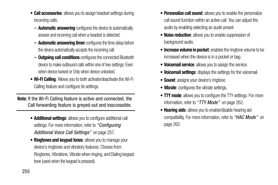 Samsung SGH-T999ZAATMB User Manual | Page 262 / 351