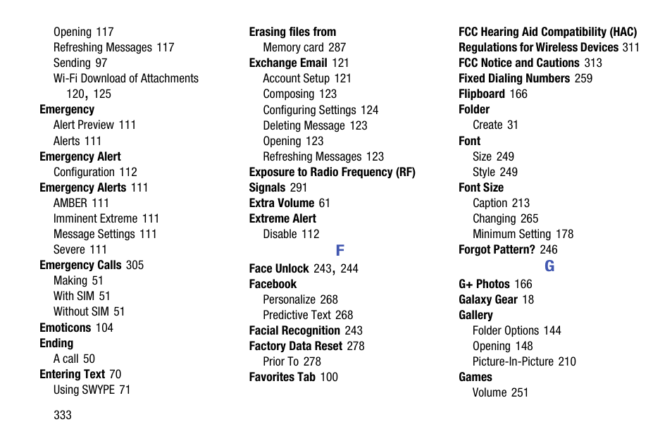 Samsung SGH-T999ZAATMB User Manual | Page 340 / 351