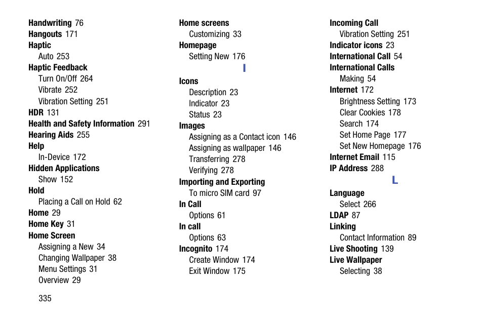 Samsung SGH-T999ZAATMB User Manual | Page 342 / 351