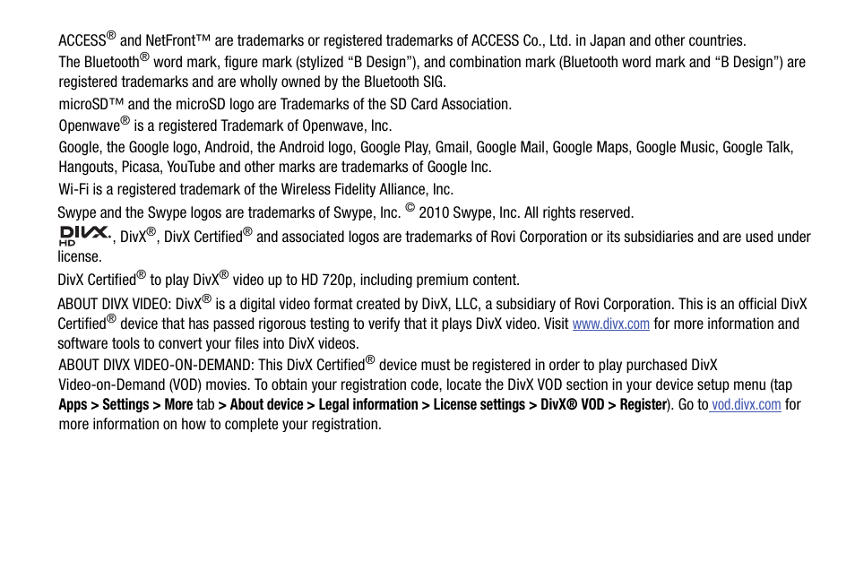 Samsung SGH-T999ZAATMB User Manual | Page 6 / 351