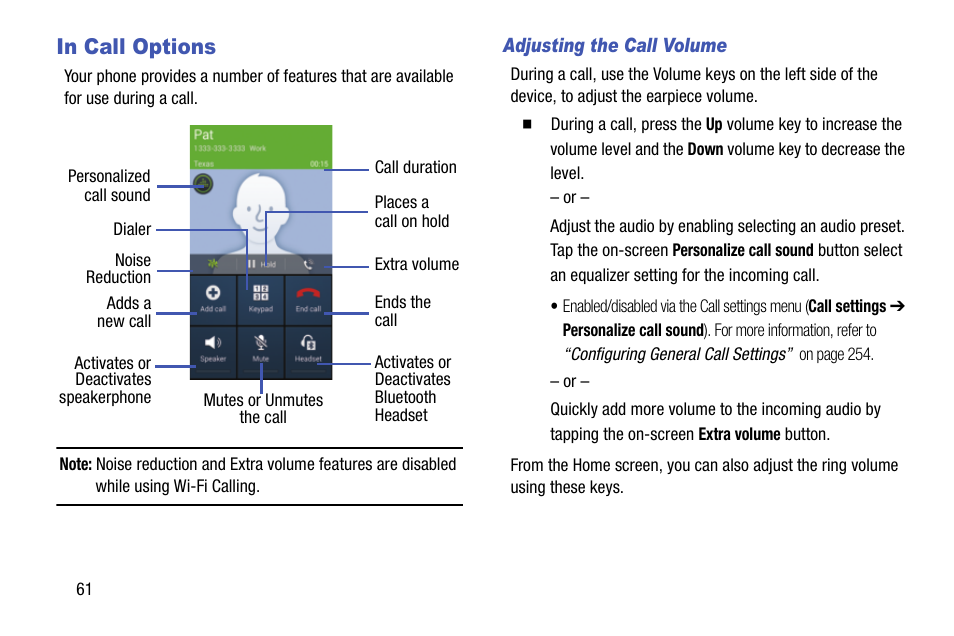 In call options | Samsung SGH-T999ZAATMB User Manual | Page 68 / 351