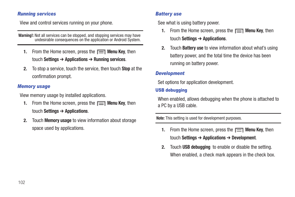 Samsung SCH-S720ZKATFN User Manual | Page 106 / 137