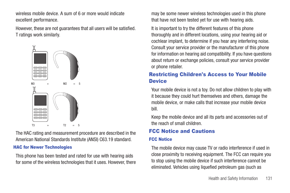 Fcc notice and cautions | Samsung SCH-S720ZKATFN User Manual | Page 135 / 137