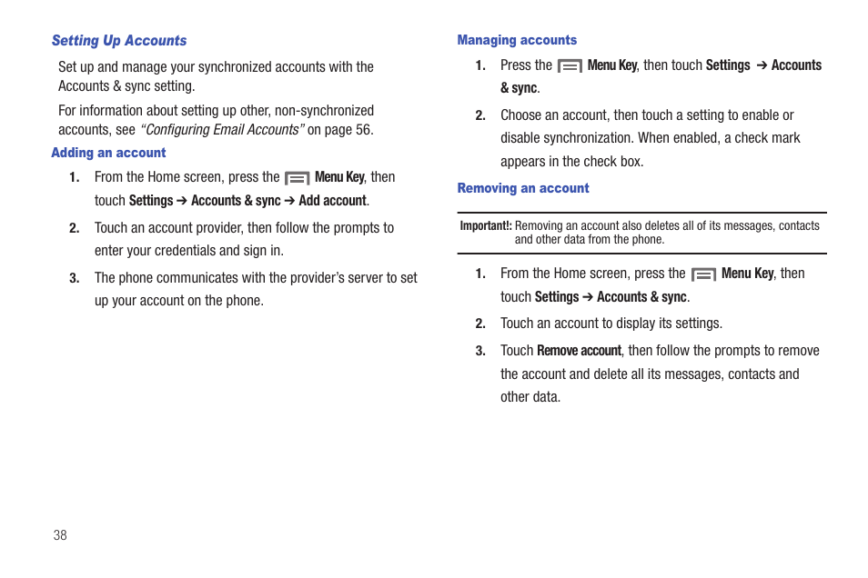 Samsung SCH-S720ZKATFN User Manual | Page 42 / 137