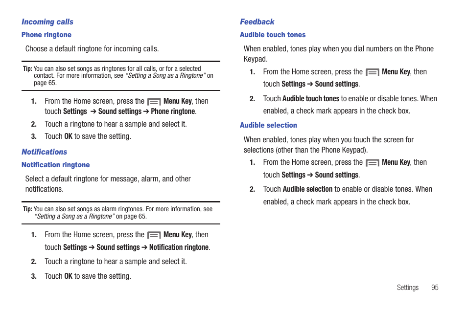 Samsung SCH-S720ZKATFN User Manual | Page 99 / 137