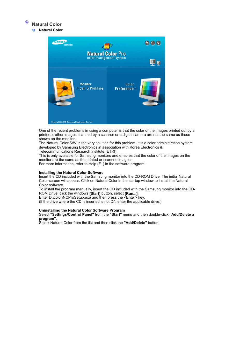 Samsung LS17PLMSSB-DZS User Manual | Page 26 / 89