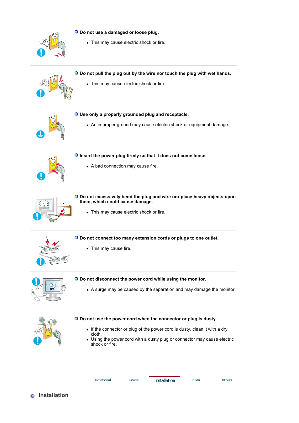 Installation | Samsung LS17PLMSSB-DZS User Manual | Page 3 / 89