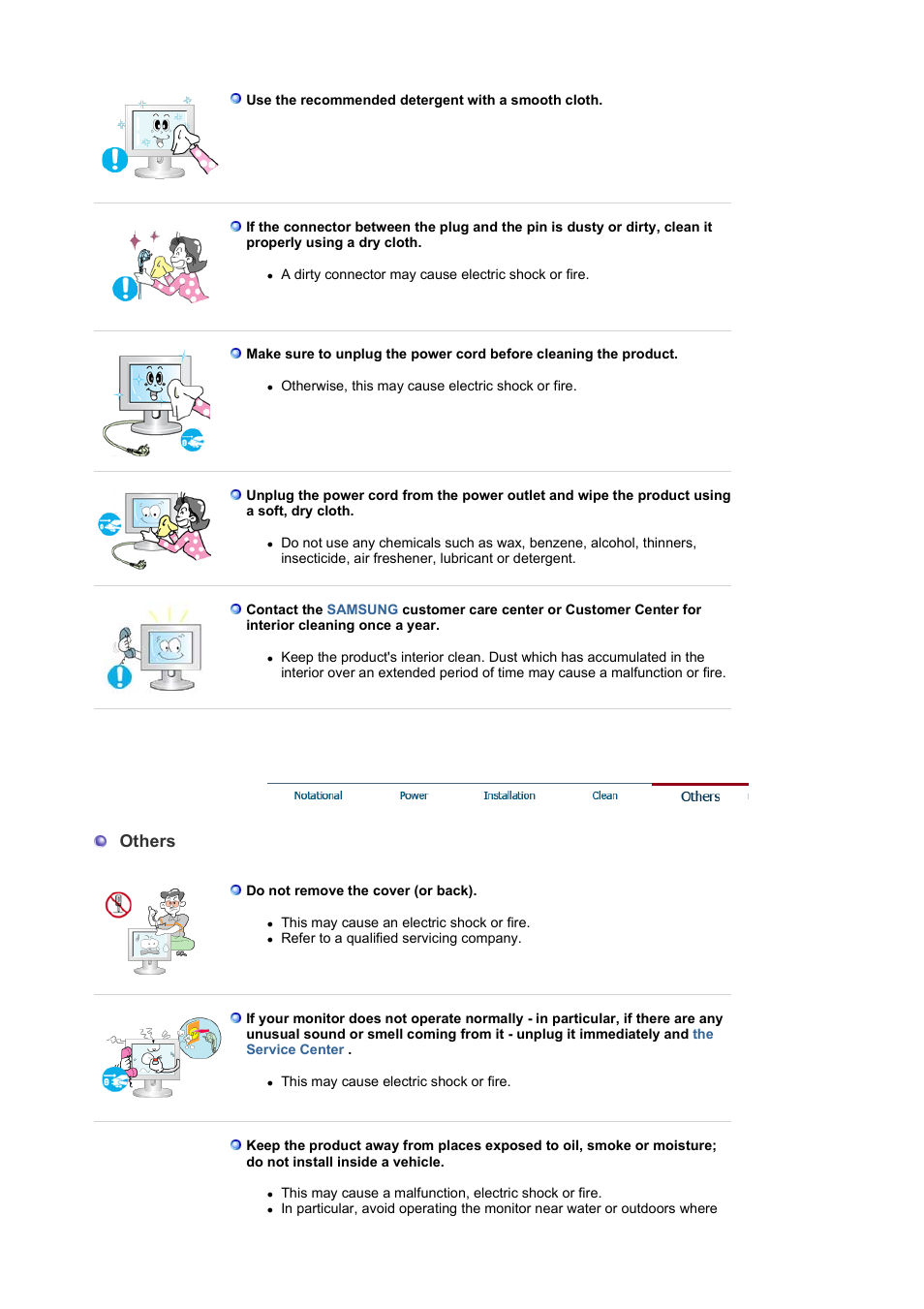Others | Samsung LS17PLMSSB-DZS User Manual | Page 6 / 89
