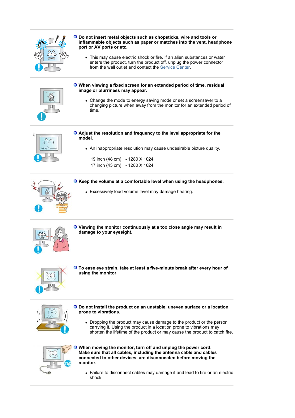 Samsung LS17PLMSSB-DZS User Manual | Page 8 / 89