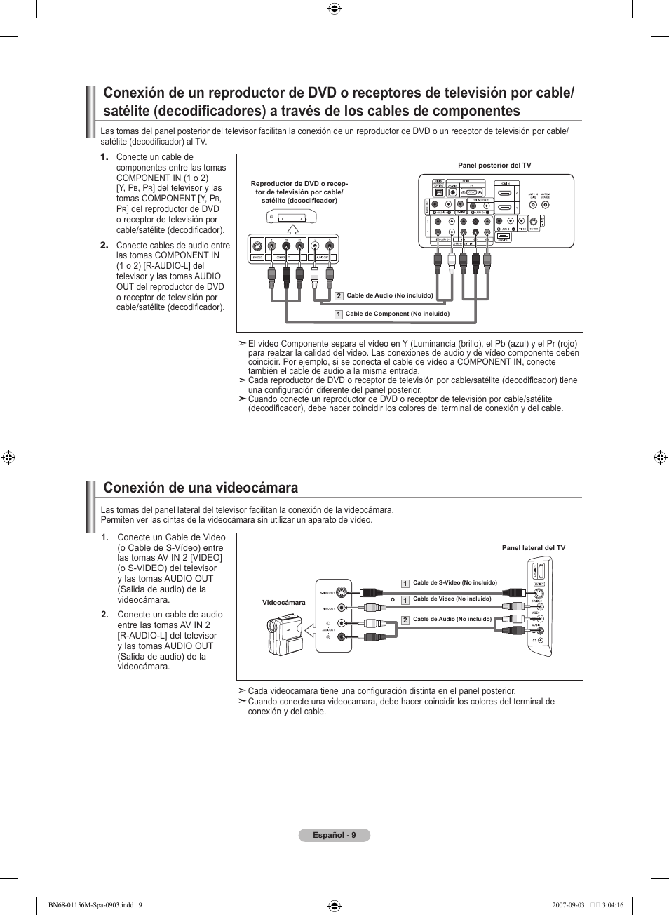 Conexión de una videocámara | Samsung LNT3753HX-XAA User Manual | Page 80 / 139