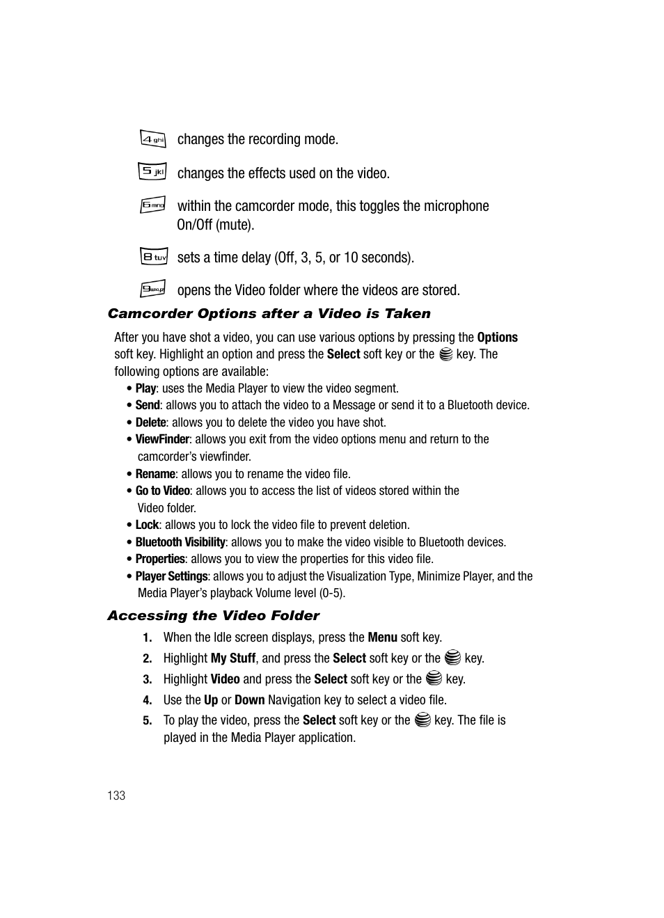 Samsung SGH-A717ZKAATT User Manual | Page 136 / 188