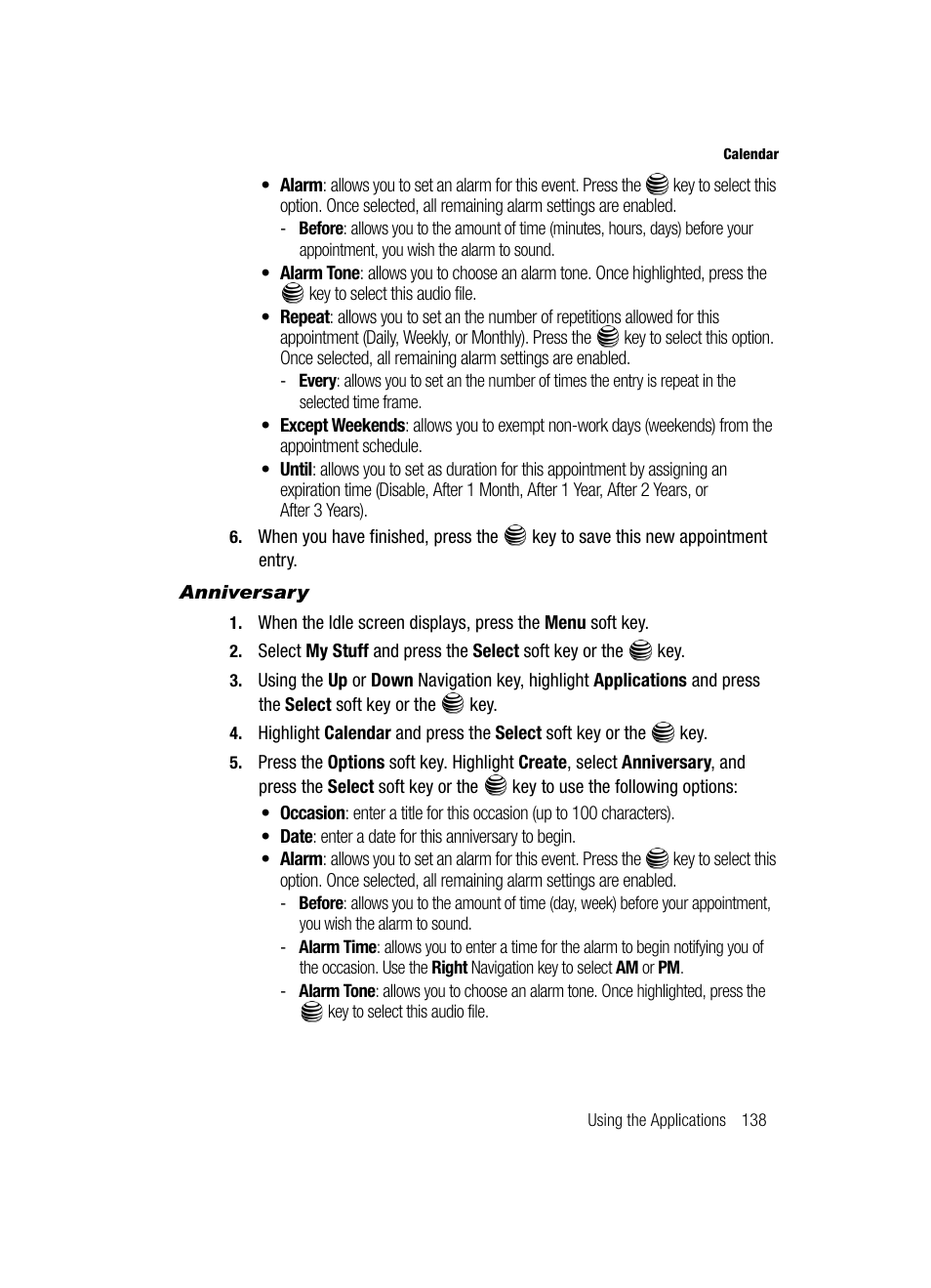 Samsung SGH-A717ZKAATT User Manual | Page 141 / 188