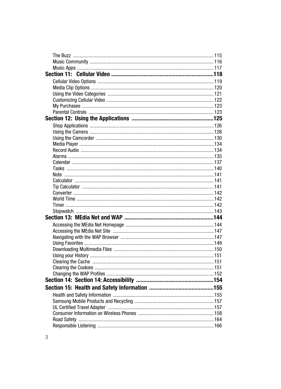 Samsung SGH-A717ZKAATT User Manual | Page 6 / 188
