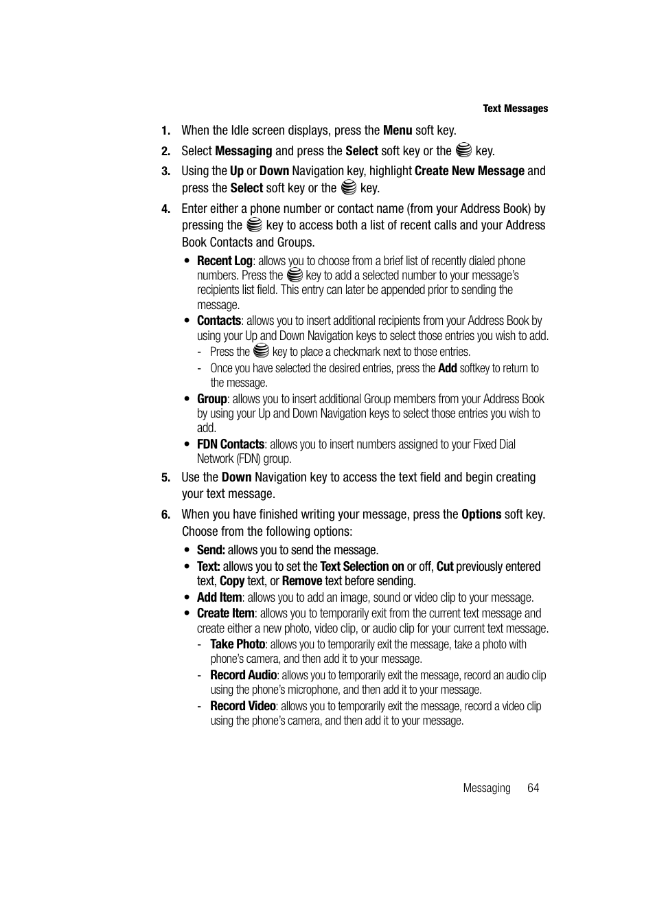 Samsung SGH-A717ZKAATT User Manual | Page 67 / 188