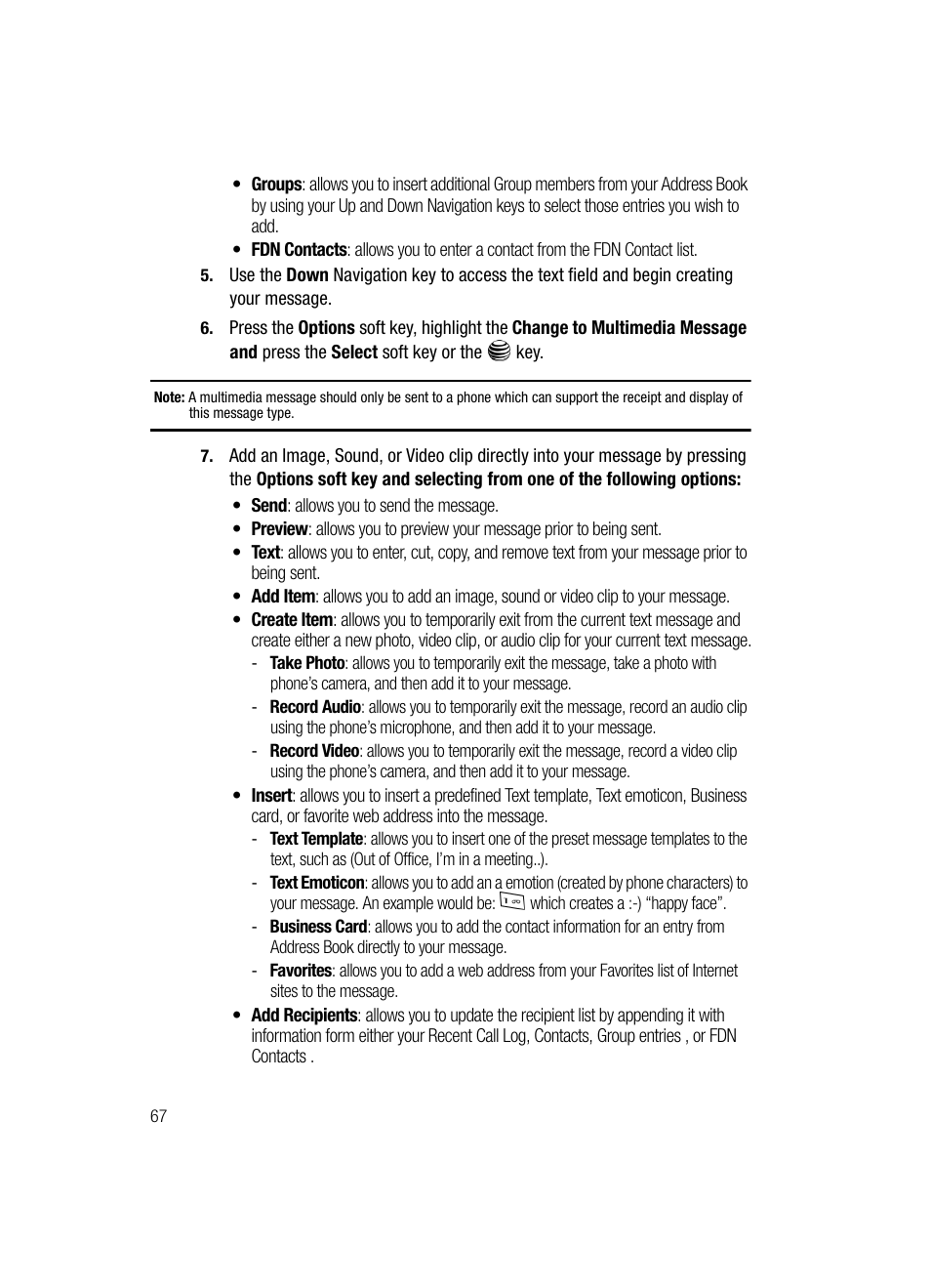 Samsung SGH-A717ZKAATT User Manual | Page 70 / 188