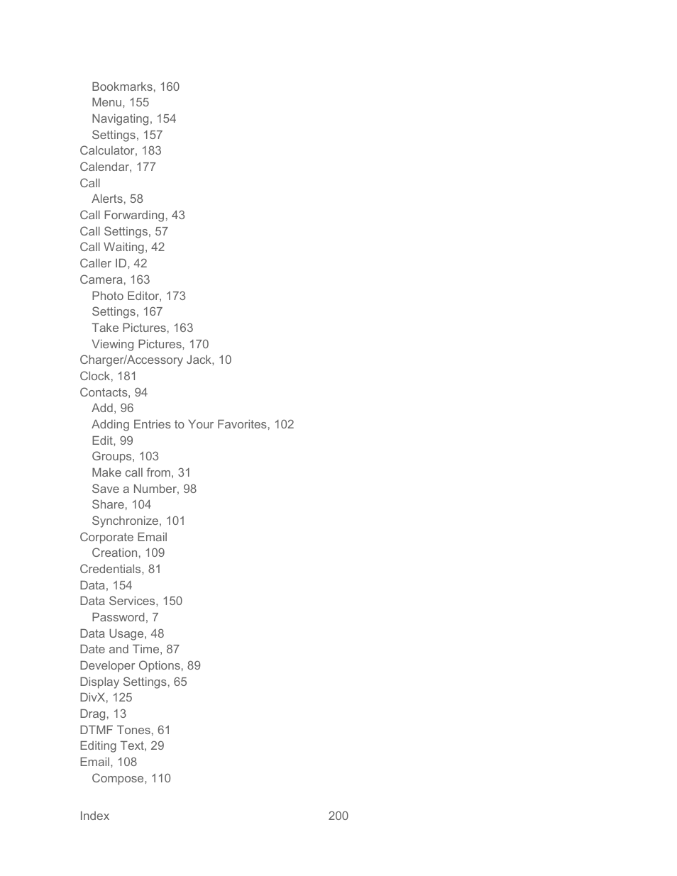 Samsung SPH-L300ZSASPR User Manual | Page 211 / 217