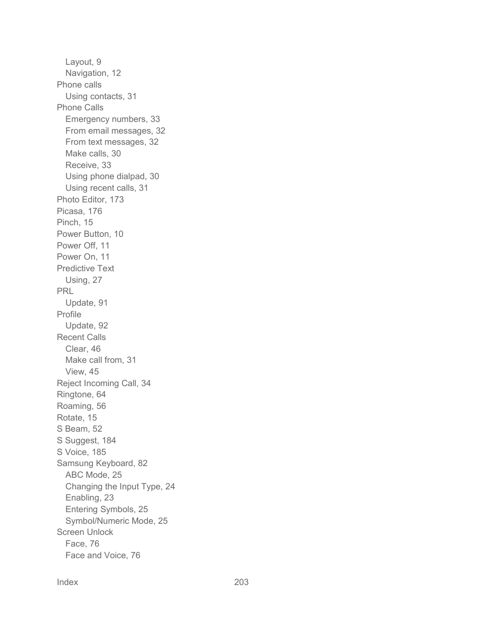Samsung SPH-L300ZSASPR User Manual | Page 214 / 217
