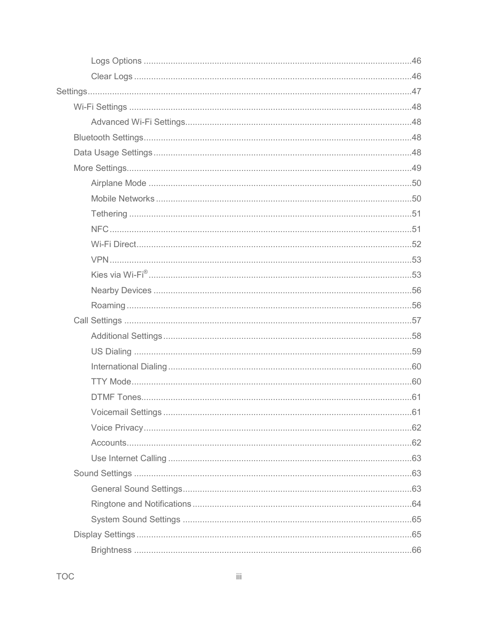 Samsung SPH-L300ZSASPR User Manual | Page 4 / 217