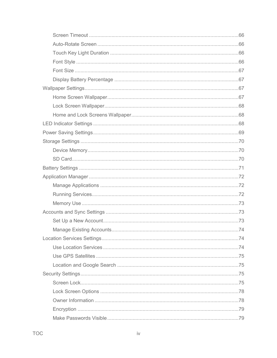 Samsung SPH-L300ZSASPR User Manual | Page 5 / 217