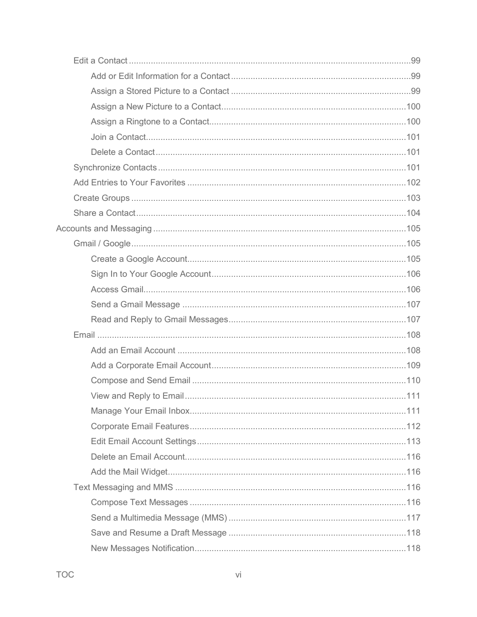 Samsung SPH-L300ZSASPR User Manual | Page 7 / 217