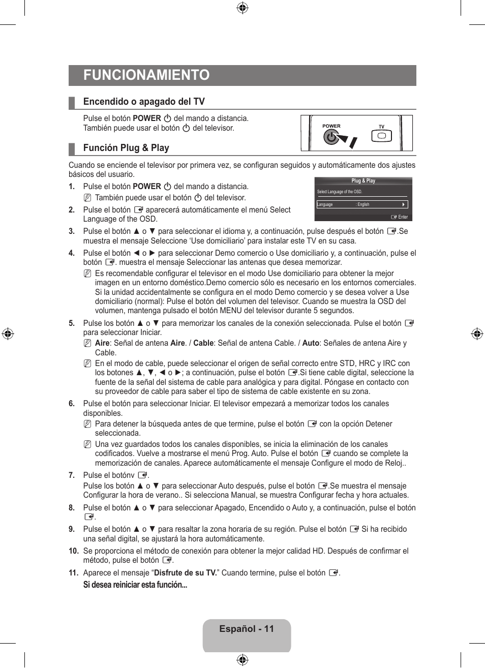 Funcionamiento | Samsung LS23EMNKUY-ZA User Manual | Page 51 / 79
