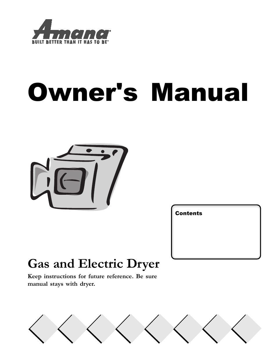 Amana 40091502 User Manual | 12 pages