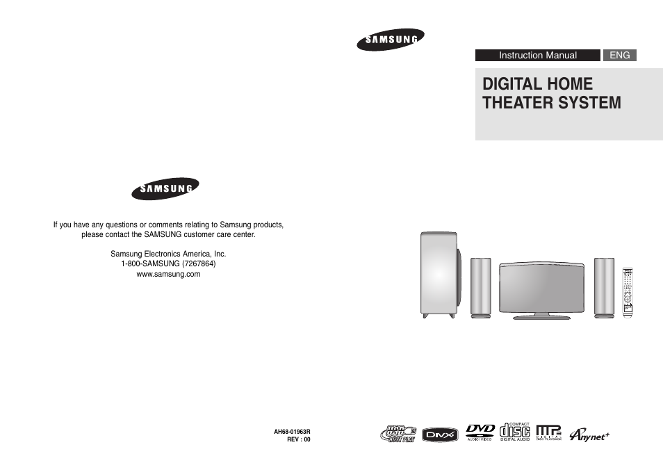 Samsung HT-X200T-XAA User Manual | 31 pages
