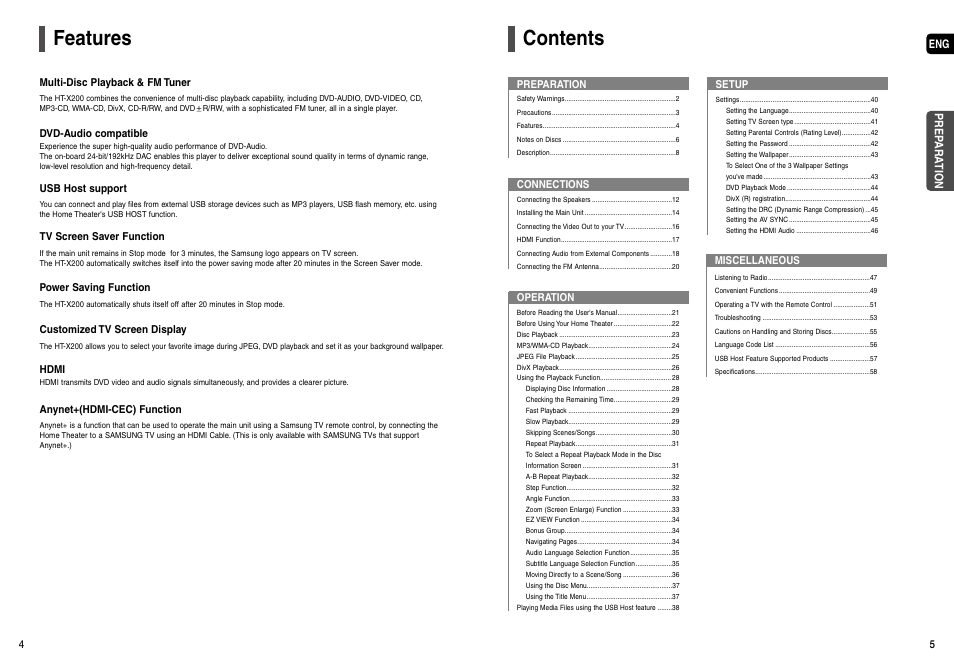 Samsung HT-X200T-XAA User Manual | Page 3 / 31