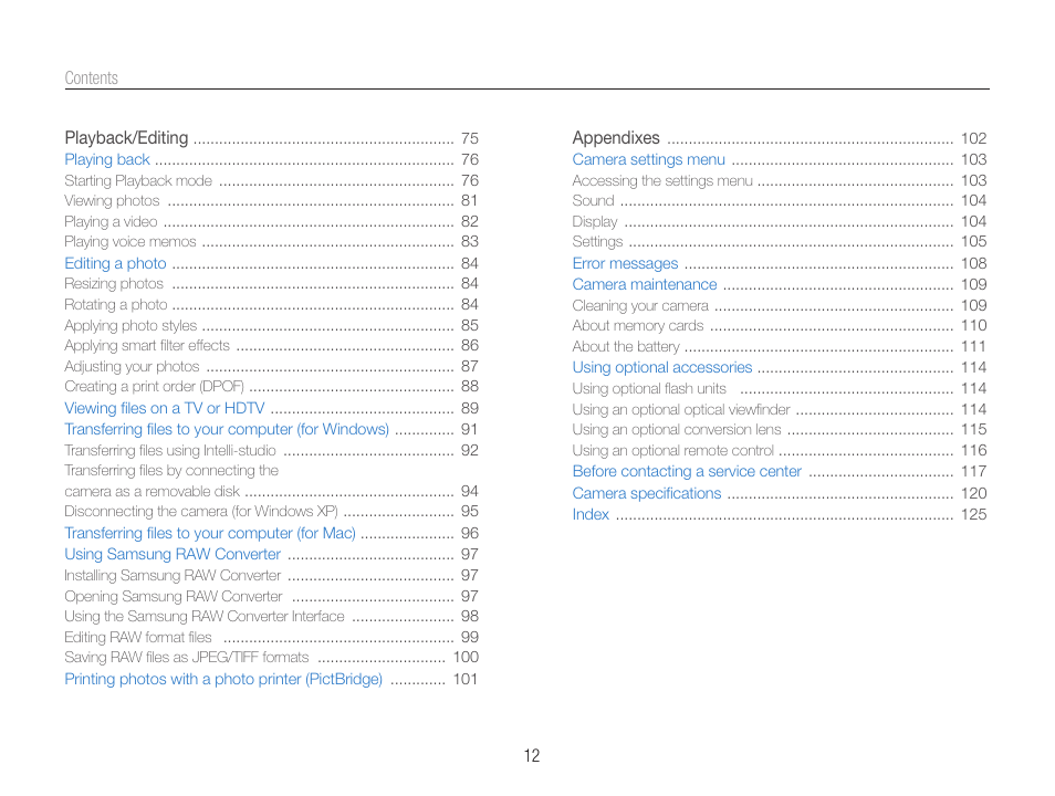 Samsung EC-TL500ZBPBUS User Manual | Page 13 / 129