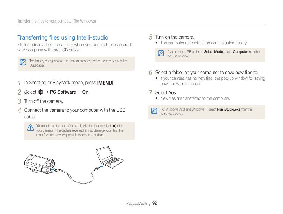 Transferring files using intelli-studio, Transferring ﬁles using intelli-studio, Transferring ﬁles using intelli-studio ………… 92 | Samsung EC-TL500ZBPBUS User Manual | Page 93 / 129