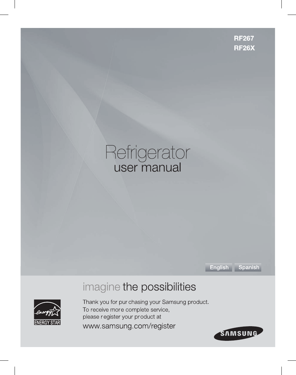 Samsung RF26XAEPN-XAA User Manual | 88 pages