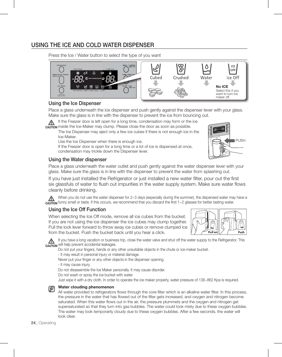 Samsung RF26XAEPN-XAA User Manual | Page 24 / 88