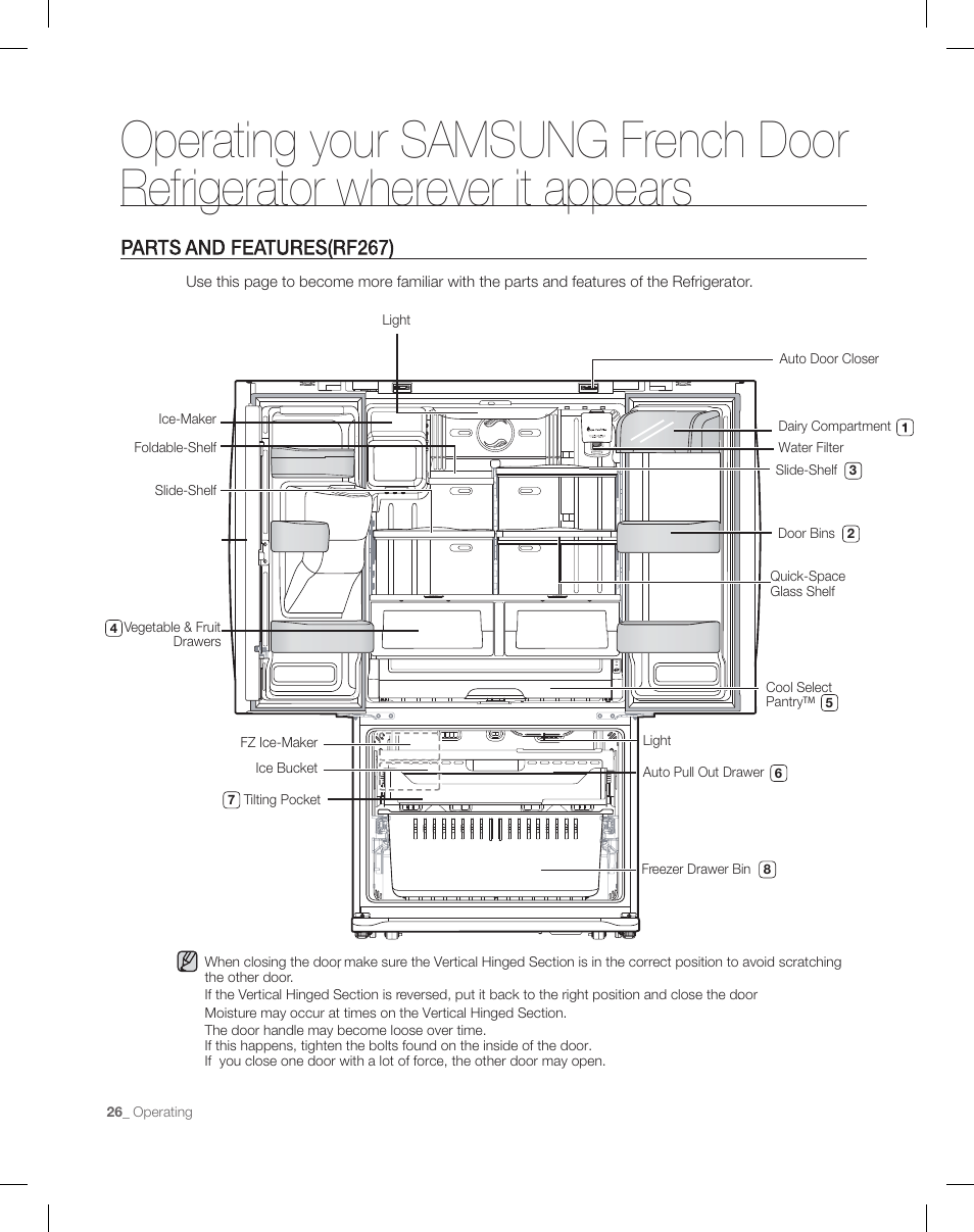 Samsung RF26XAEPN-XAA User Manual | Page 26 / 88