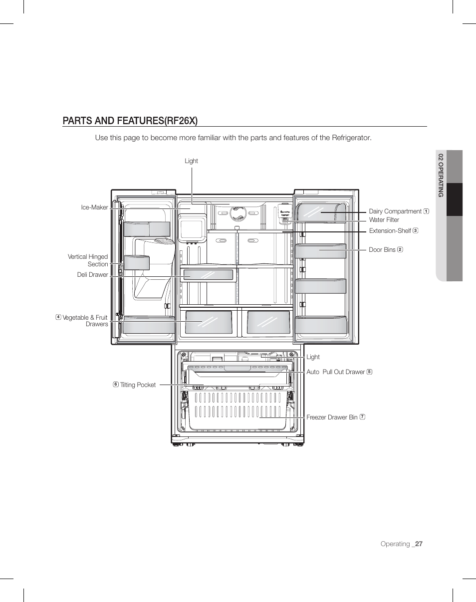 Samsung RF26XAEPN-XAA User Manual | Page 27 / 88