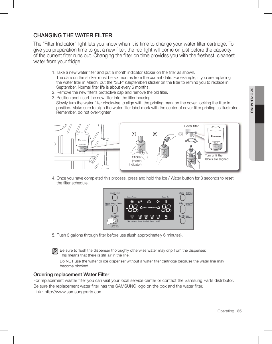 Samsung RF26XAEPN-XAA User Manual | Page 35 / 88