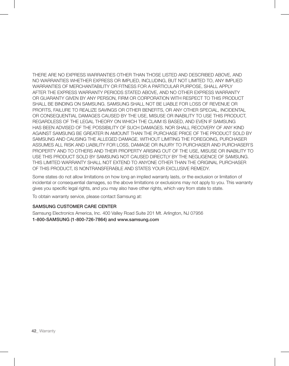 Samsung RF26XAEPN-XAA User Manual | Page 42 / 88