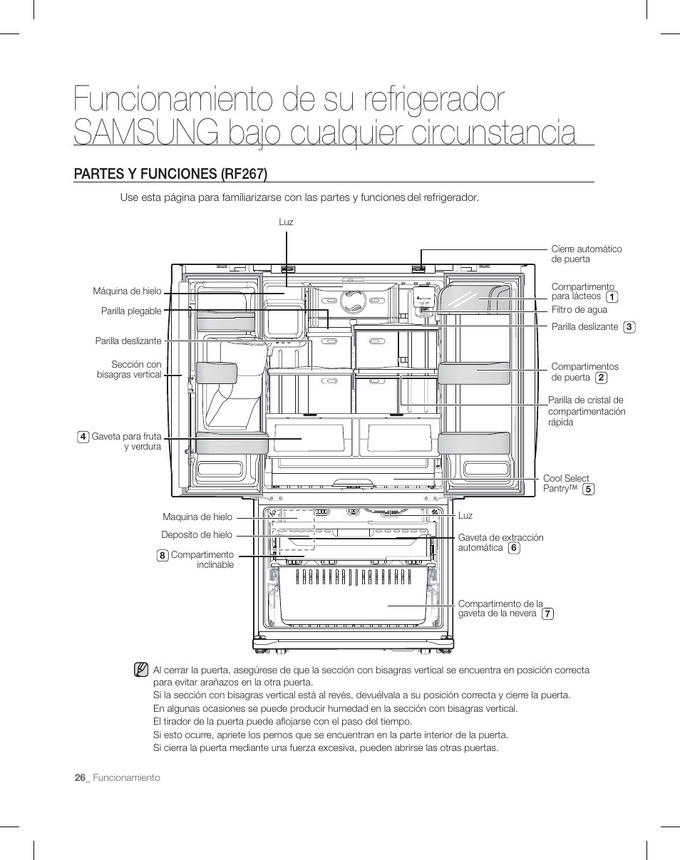 Samsung RF26XAEPN-XAA User Manual | Page 72 / 88