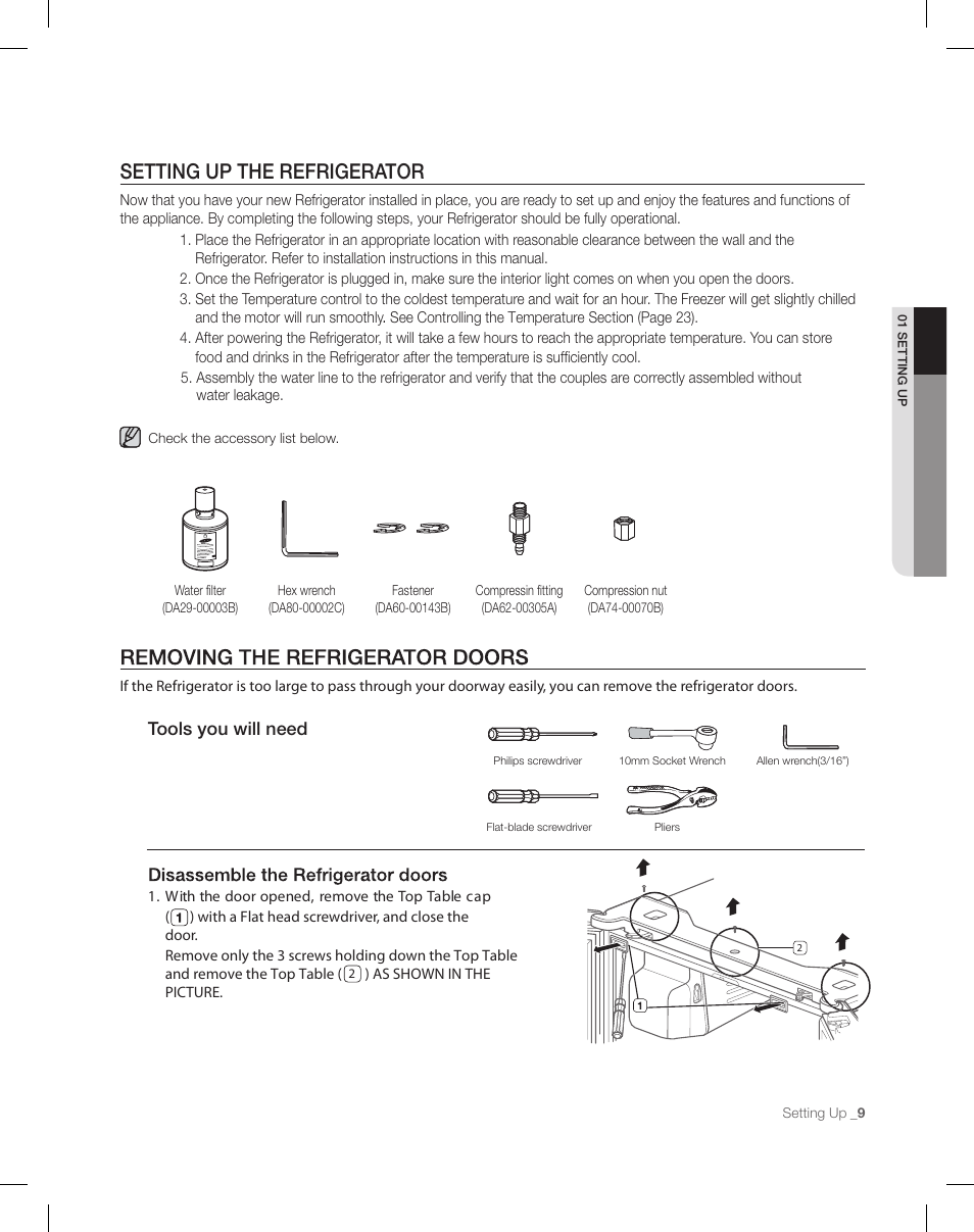 Samsung RF26XAEPN-XAA User Manual | Page 9 / 88