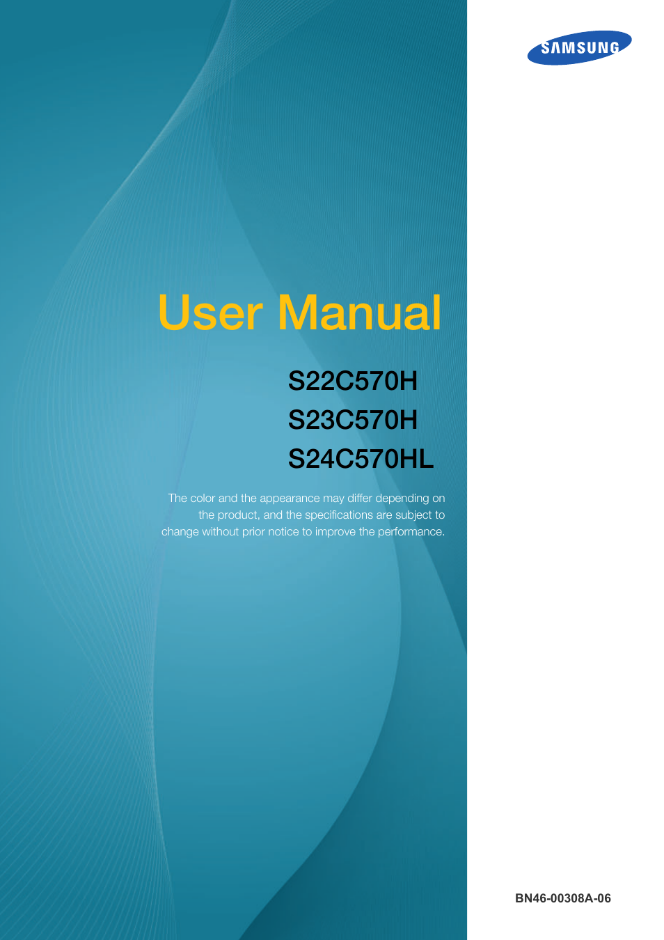 Samsung LS24C570HL-ZA User Manual | 100 pages