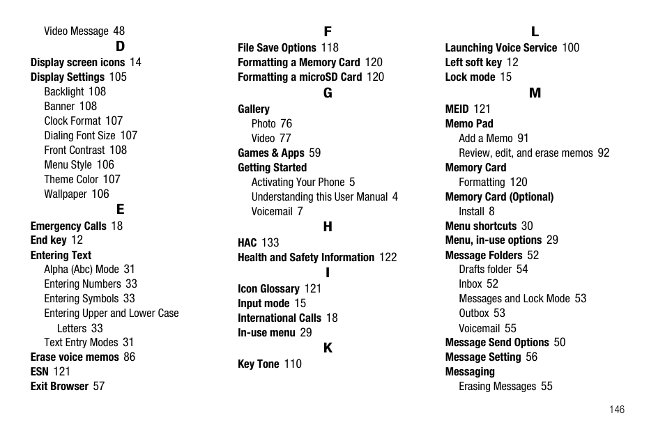 Samsung SCH-R550ZKACRI User Manual | Page 149 / 152