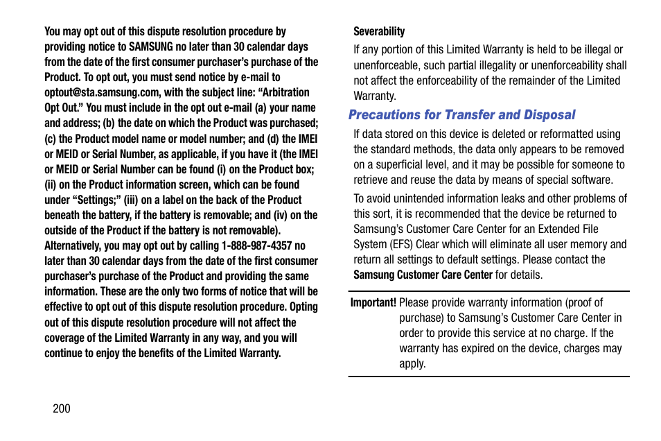 Samsung SCH-L710RWBXAR User Manual | Page 206 / 219