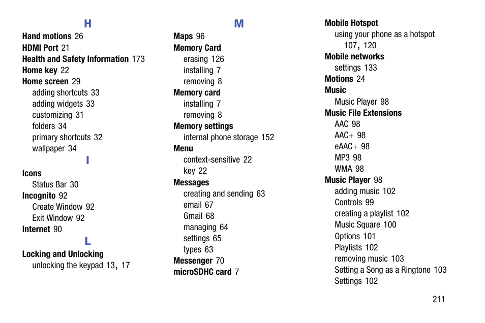 Samsung SCH-L710RWBXAR User Manual | Page 217 / 219