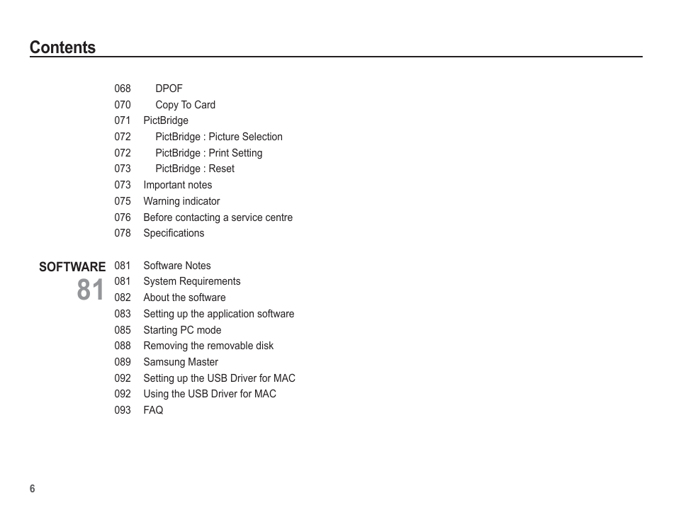 Samsung EC-SL201SBA-US User Manual | Page 7 / 98