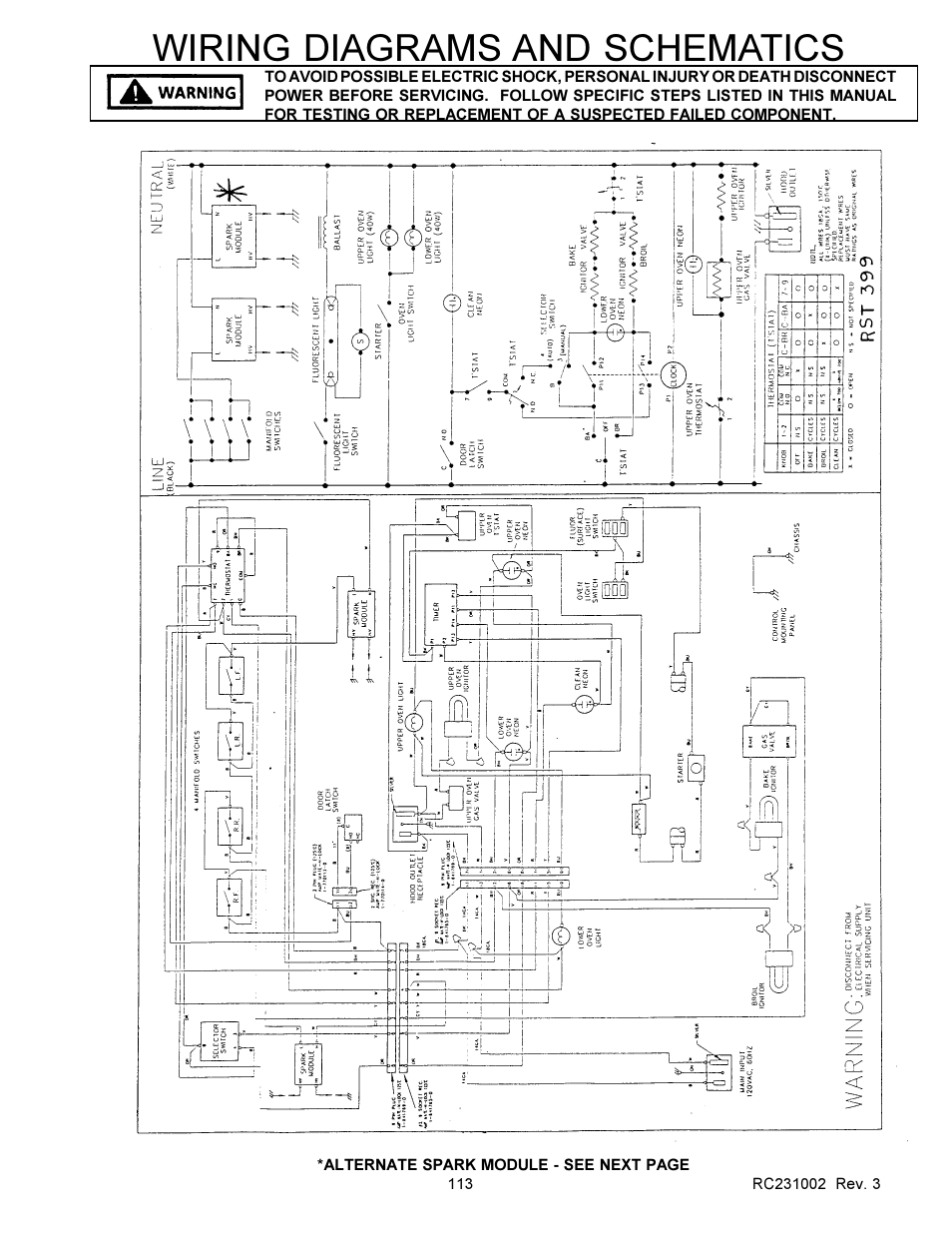 Wiring diagrams and schematics | Amana RSS User Manual | Page 114 / 124